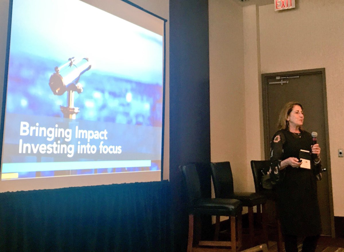 ShawnaAmy's tweet photo. @JanerReisman is bringing measurement of #ImpactInvesting into focus. #GEOLearn https://t.co/YoD7Ec1DNI