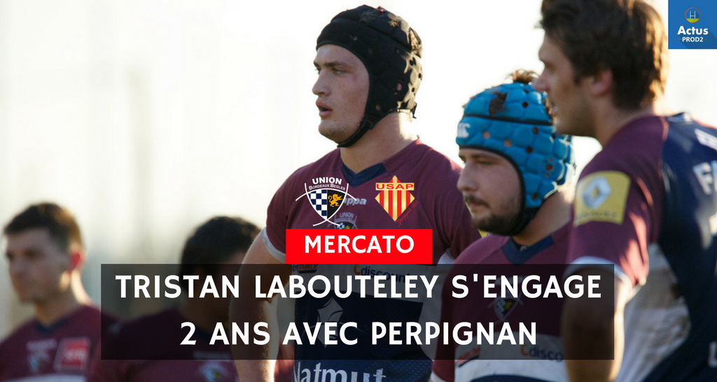 ActusProD2's tweet photo. L'@usap_officiel fait signer le 2e ligne de l'@UBBrugby, Tristan Labouteley (21 ans, 1m99, 95kg), pour deux saisons. #PROD2 https://t.co/AI0lFudGVy