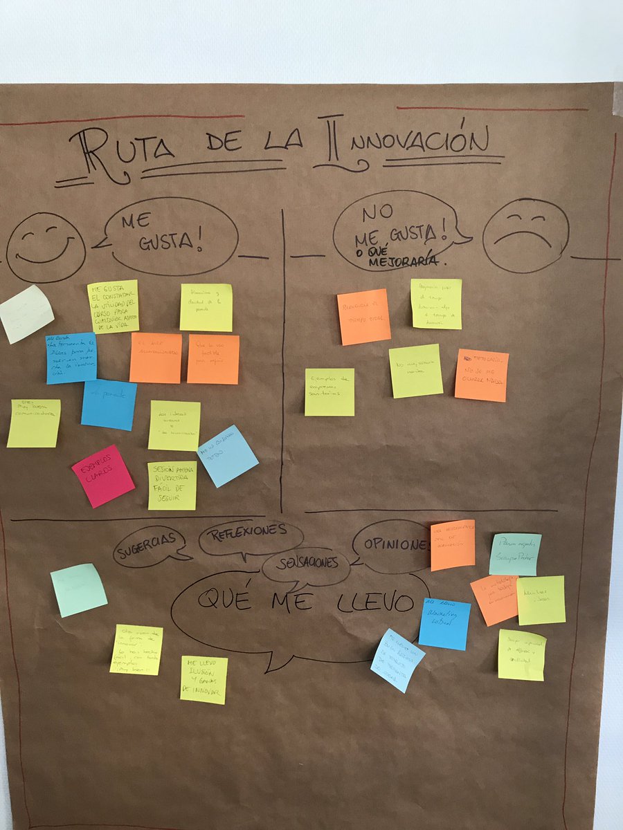 laquedijono's tweet photo. Repasando los resultados del taller de innovación que impartí #RutaInnovacion17 @iacs_aragon https://t.co/G9p3Rz4kL8 Yeah! #InnovaMe https://t.co/7R0ODzVJWf