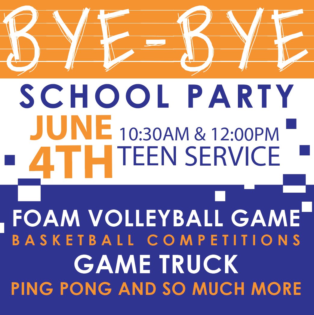 _ImpactCulture's tweet photo. PARTY ON SUNDAY! We're having our Bye Bye School end of year party on Sunday! It's gonna be tons of fun! We can't wait to see you there! https://t.co/uIjTZRlwTH