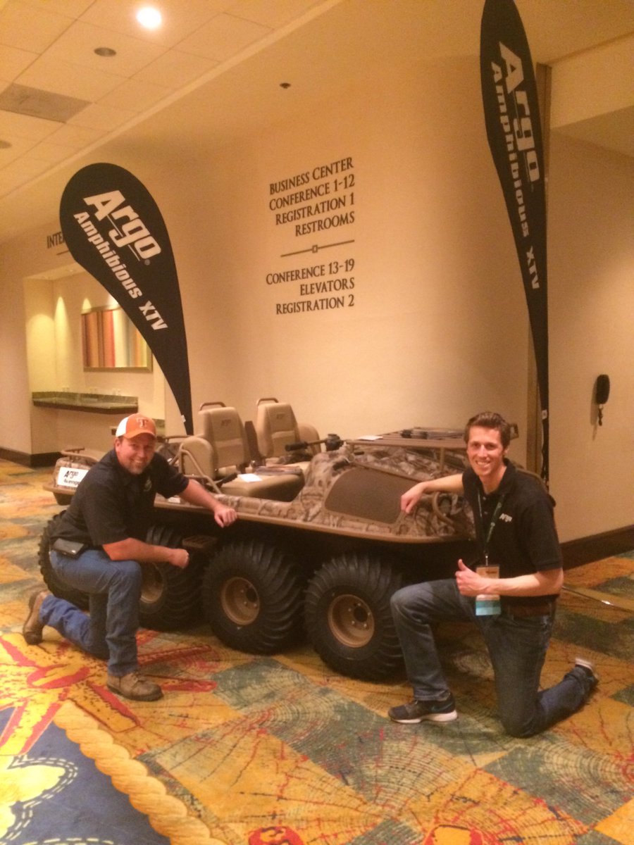 ARGO_XTV's tweet photo. The Ultimate Duckhunting Vehicle. Proud to support @DucksUnlimited at the 2017 National Convention #ARGOXTV #ARGO50 #ARGO50Anniversary https://t.co/lvgosft2Mm