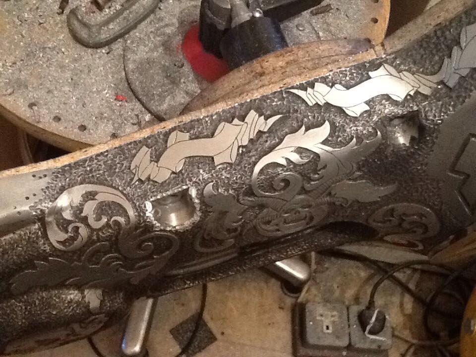 Scorpion_Custom's tweet photo. A lot more progress on the #BlackSabbath job now..time to get some more sculpting done on it next #custombike #harleydavidson #handengraved https://t.co/QAzjGlw6Wr