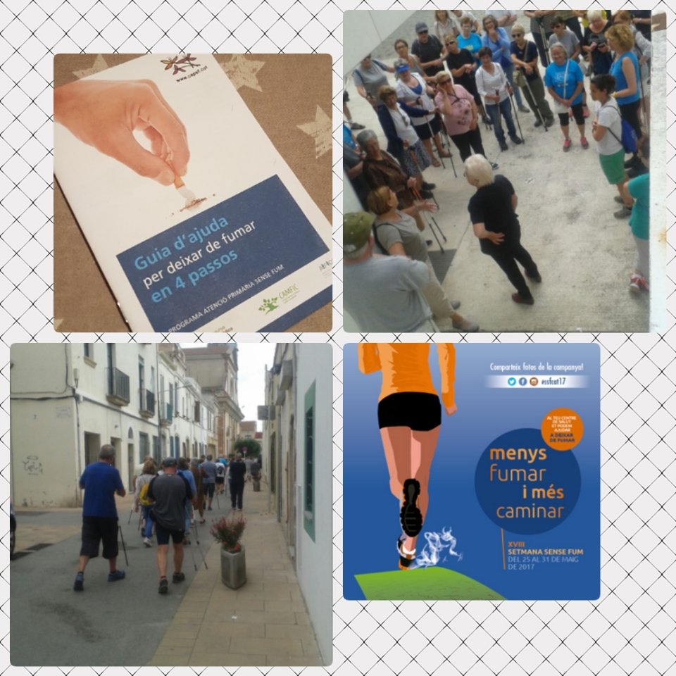 Avui celebrem el dia sense tabac amb Vilassarcamina amb el lema "Menys fumar i més caminar" Tot un èxit!!!!#ssfcat17