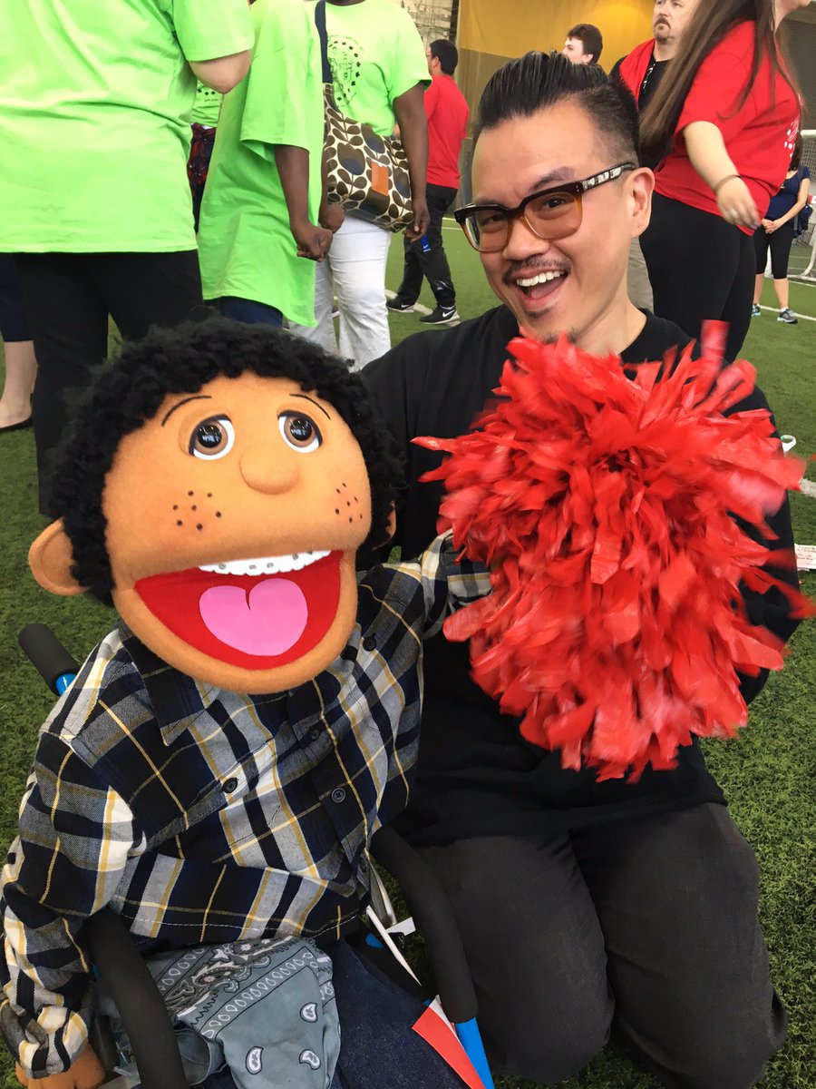 TAPpuppetsTO's tweet photo. Unbelievable day @TCDSB Special Olympics Day 2017! @TAPpuppets #awareness #plantingtheseedsofacceptance #inclusivity https://t.co/GJd7POoBh9