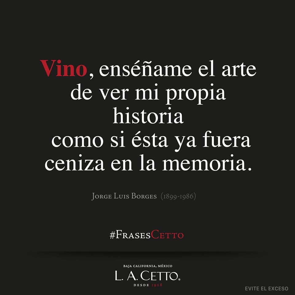VinosLACetto's tweet photo. Vino, enséñame el arte de ver mi propia historia
como si ésta ya fuera ceniza en la memoria. https://t.co/g1AUnW1bWS