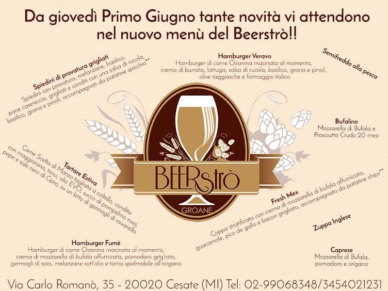 Beerstrocesate's tweet photo. Da domani tante gustose e fresche novità nel nostro menù! https://t.co/5IFFwNqna8