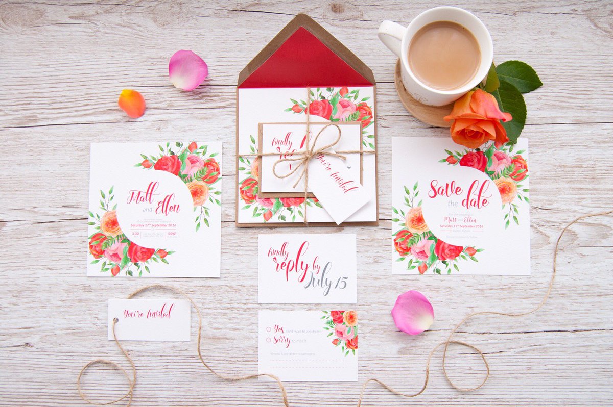 We create pretty wedding stationery for your special day #weddinghour