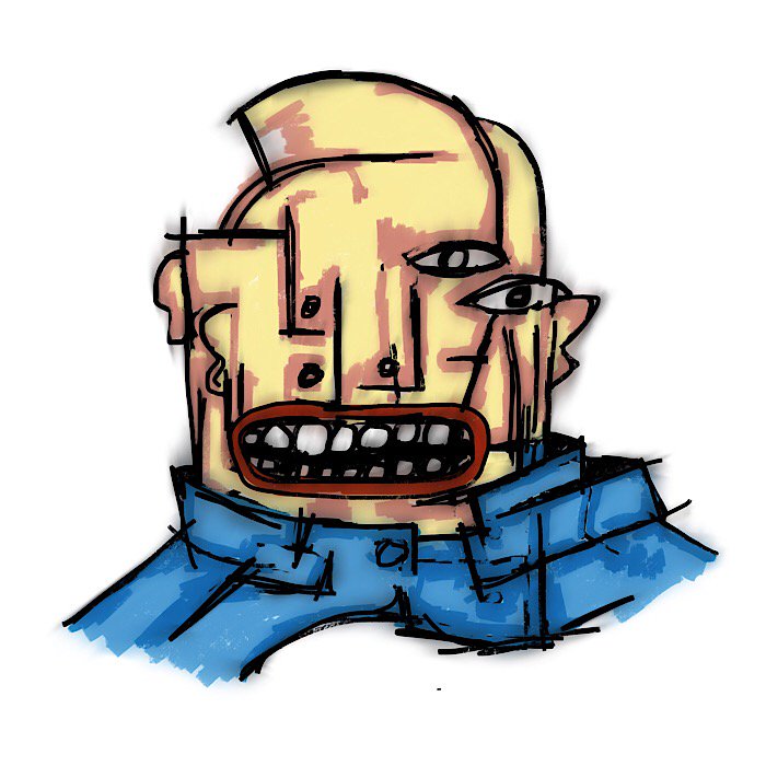 catswilleatyou's tweet image. burped #bloated #bodilyfunctions #abstract #head #art #everyday #20170530