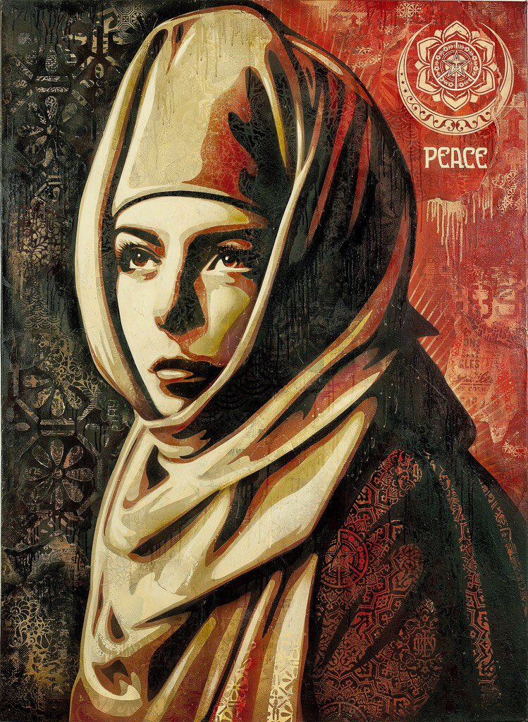 Shepard #Fairey, Universal Personhood 2013
Mixed media : stencil silkscreen collage on canvas #art #iloveart #fineart #twitart