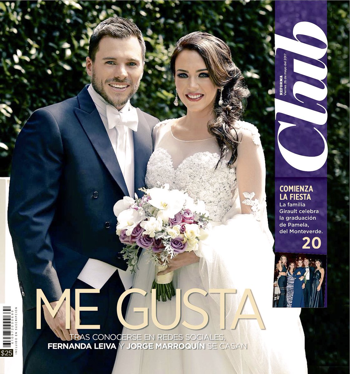 Esta semana en portada: La boda de <a href="/JorgeMarroquin7/">Jorge Marroquin</a> Todos los detalles de la ceremonia religiosa y la fiesta, en exclusiva para @reformaclub