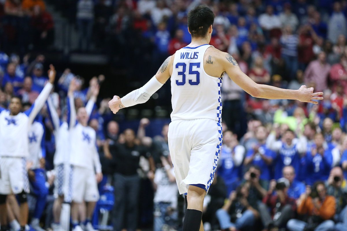 Derek Willis ThreePoint Shooting Factoid Kentucky Wildcats fan