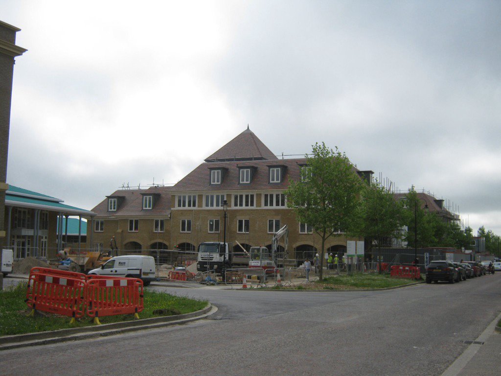 Side elevation / progress at our new build retirement living scheme at #poundbury #dorchester #comingsoon