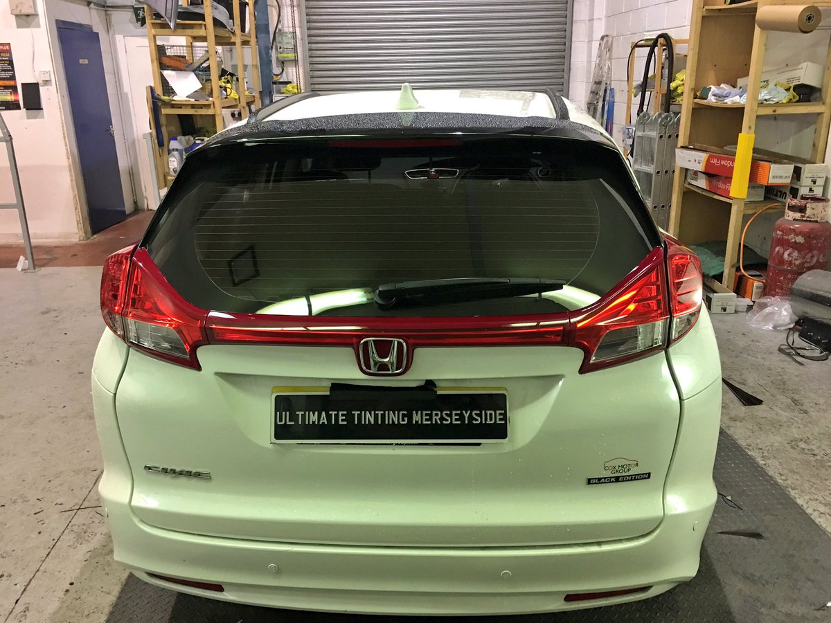 UT_Merseyside's tweet image. 35 % llumar window film applied to this Honda Civic tourer for added style