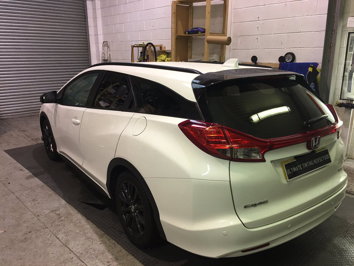 UT_Merseyside's tweet image. 35 % llumar window film applied to this Honda Civic tourer for added style