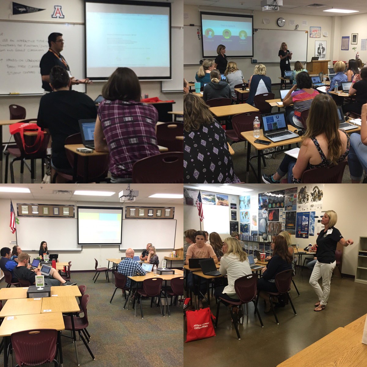 Caring is sharing, here are just a few pics of <a href="/GPS_District/">The Official Gilbert Public Schools District</a> teachers sharing with other teachers! <a href="/gps_ts/">GPS Tech</a> #ichoosegps SETI 2017
