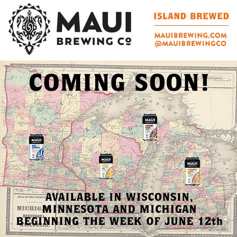 mauibrewingco's tweet photo. Live in WI, MN, MI? Look for #MauiBrewingCo in your market soon! @ArtisanBeerCo @ImperialBev @JBBeerWisconsin https://t.co/90j8d7rL4M