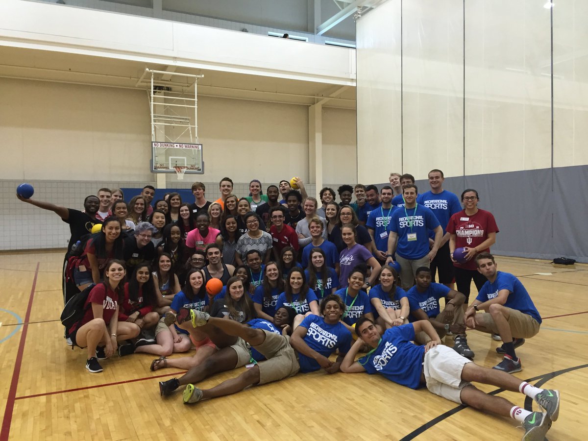 IURecSports's tweet photo. Throwback to last year's O-Team Sneak Peek! We can't wait for @OTEAMatIU to come see us at the SRSC again tonight! #ActiveIU https://t.co/OfsMJqd0yr