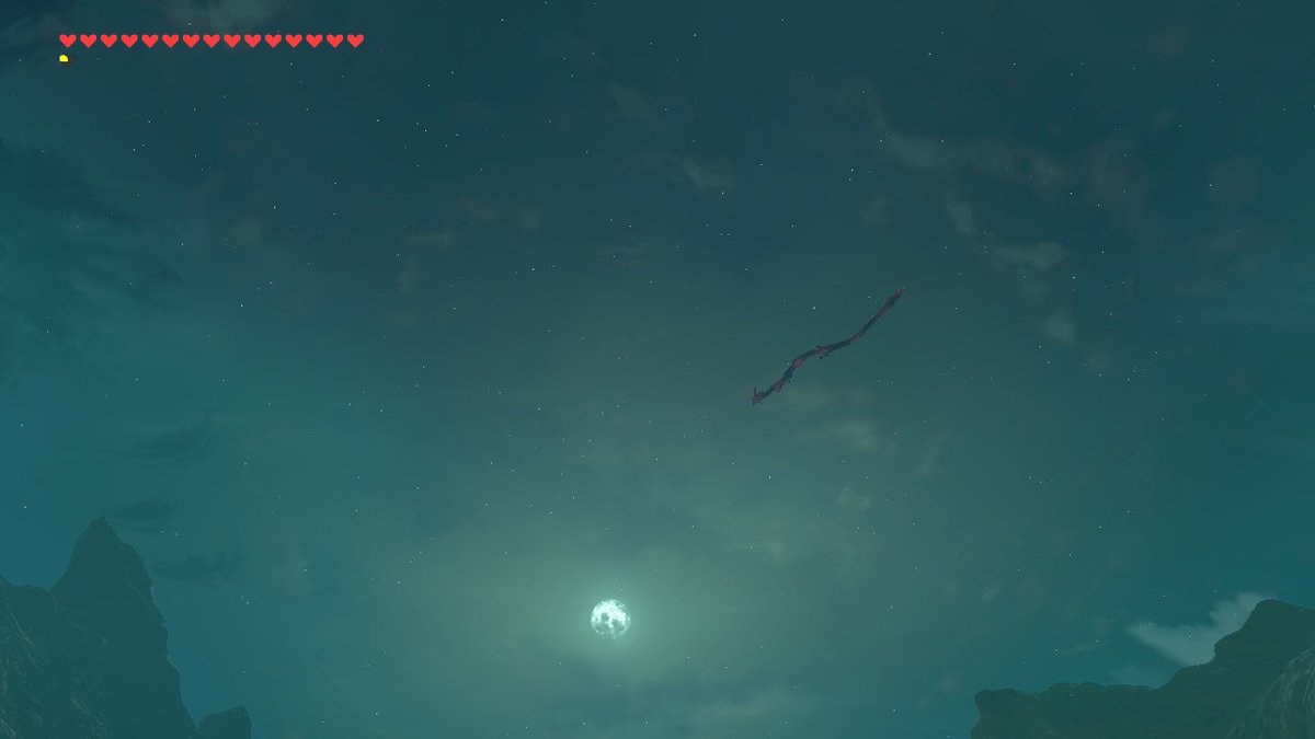 ABreathOfHyrule's tweet photo. Akkala night sky #BreathoftheWild #NintendoSwitch https://t.co/PICwmHGWQF