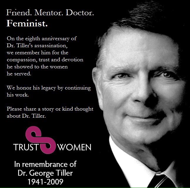 SocialWorkersRJ's tweet photo. Thinking of #DrTiller his family and the family of abortion providers tonight. Y'all are heroes https://t.co/wl1ibPT1cc