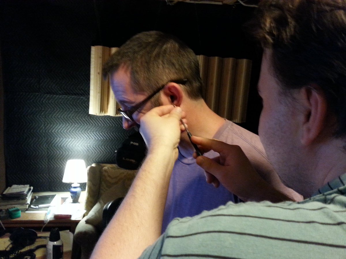 SaltFlatsLive's tweet photo. The downside of hearing protection; de-plugging a stuck #earplug https://t.co/JLjqgXX2jv