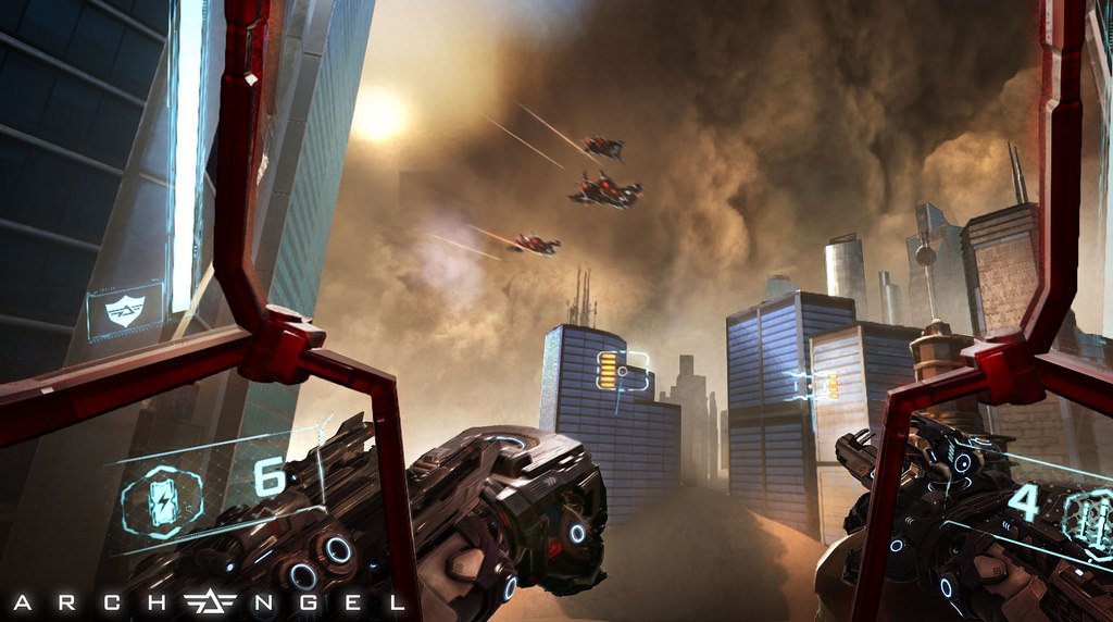 Strap into a colossal war machine and fight across a world ravaged by natural disasters in Archangel on PS VR: play.st/2rEkfcO