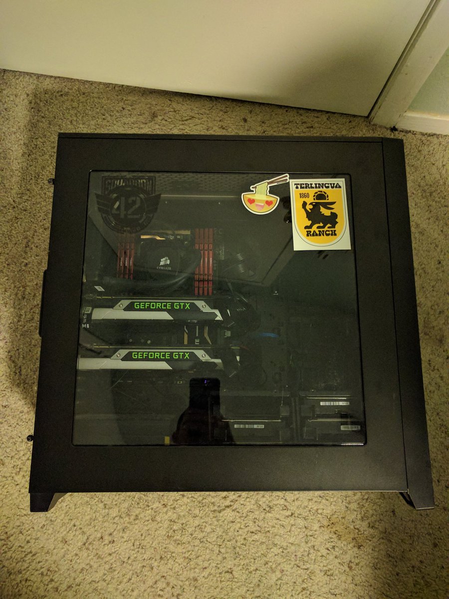 Trance104's tweet photo. I suspect the #storms killed my PSU. I should have this fixed tomorrow so that i can resume the shows with @KeeganStandifer 😁 #deadPC https://t.co/FjowtsooDs