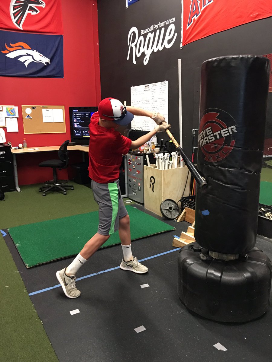 Rogue_Baseball's tweet photo. This dude chose to spend his 16th birthday getting better!  Big happy birthday to one of our hardest workers @struhscw!! https://t.co/amWi6pcpej