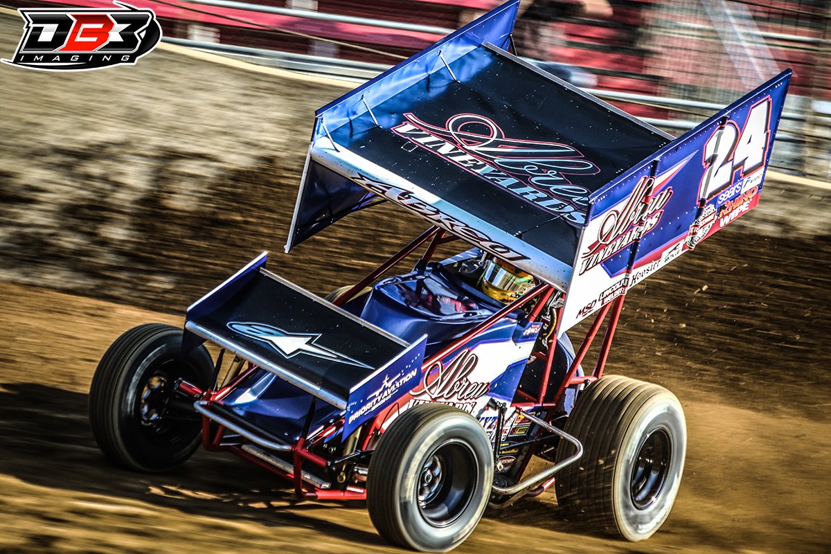 DB3Inc's tweet photo. #WingedOverWednesday with @Rico_Abreu from @BurgSpeedway with @WorldofOutlaws . #Photography #Canon https://t.co/QJOh71Csk0