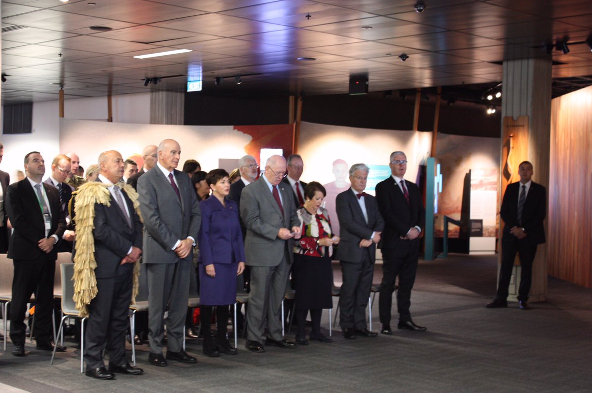 AusHCNZ's tweet photo. Sir Peter was the first foreign Head of State to visit He Tohu this morning #gginnz https://t.co/WfkvX8SUMm