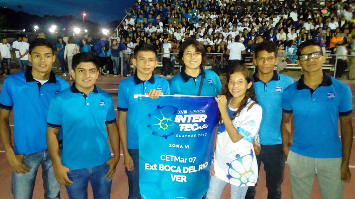 CETMAR_Boca's tweet photo. Nuestra delegación en la inauguración de los Juegos Intertecmar de #Guaymas, Sonora. https://t.co/1fQNvsOyuR