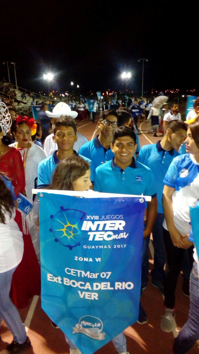 CETMAR_Boca's tweet photo. Nuestra delegación en la inauguración de los Juegos Intertecmar de #Guaymas, Sonora. https://t.co/1fQNvsOyuR