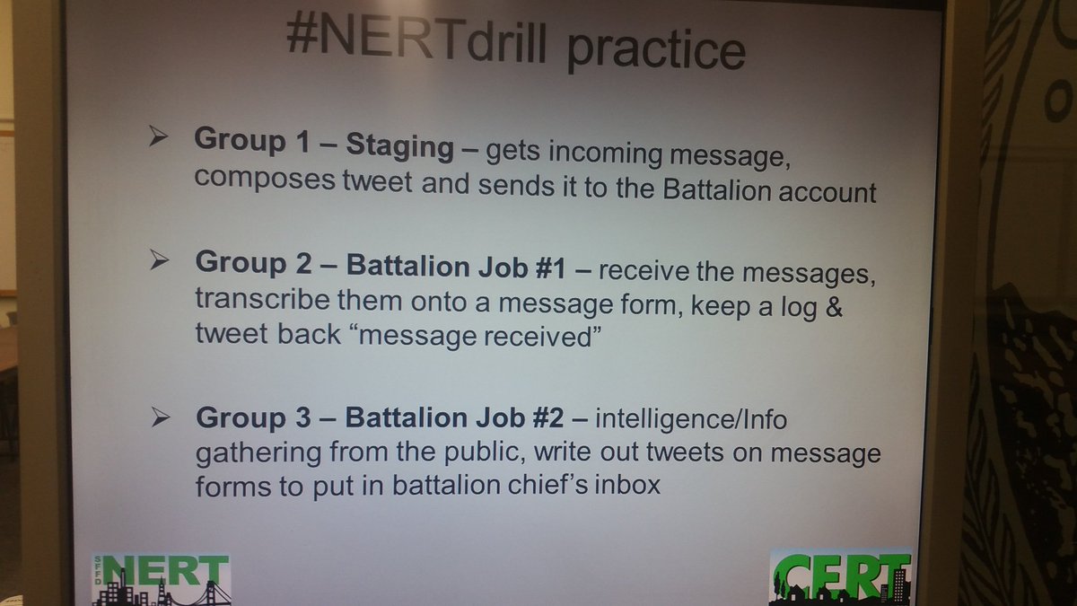 SFFDNERT's tweet photo. #NERTDrill tonight working with @Twitter to save lives #emergencymessaging Big ups to @BrookesBanter @socialnicheguru &amp; all our #volunteers https://t.co/RulFF8uBfd
