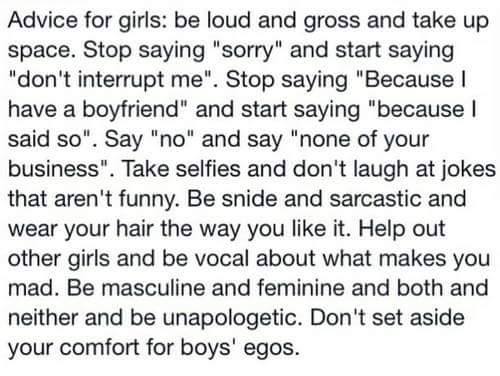 This is what girls are up against. This is how they save themselves