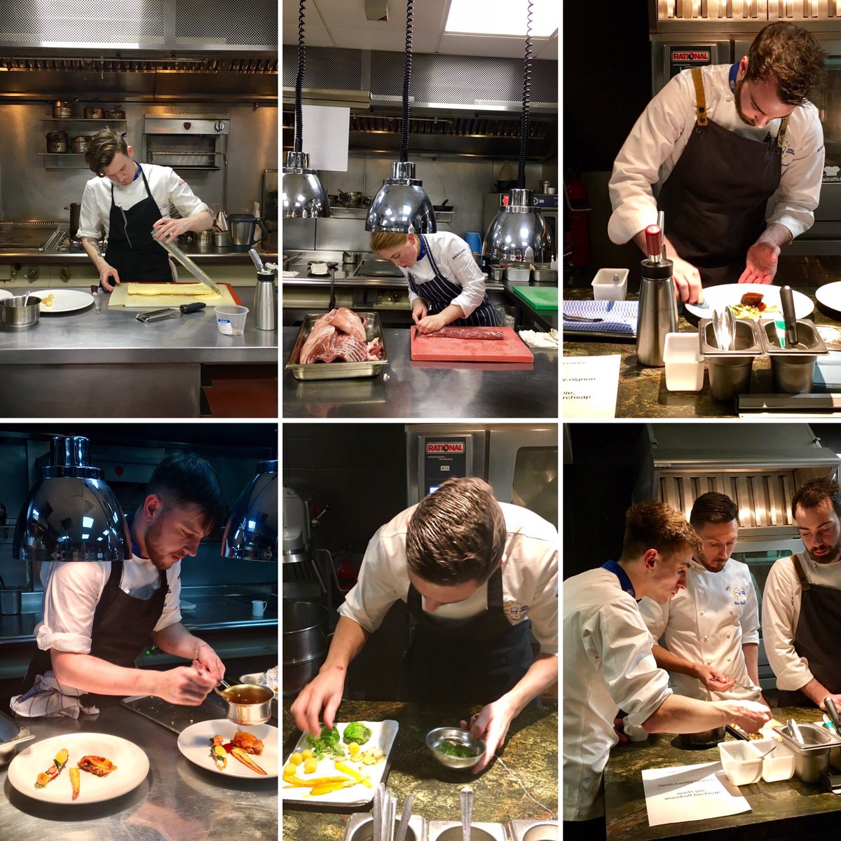 eurotoques_ire's tweet photo. #YC2016 contestants during the final cook-off. Get ready for #YC2017 launching soon on all social media in collaboration with @Laroussefoods https://t.co/adtzXsW6P6
