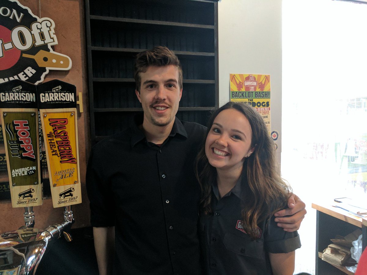 IABCMaritimes's tweet photo. We can't end the night without thanking @GarrisonBrewing for the venue, fantastic beer and Veronica &amp; Riley - thank you for your service! https://t.co/TOqTA8bMMA