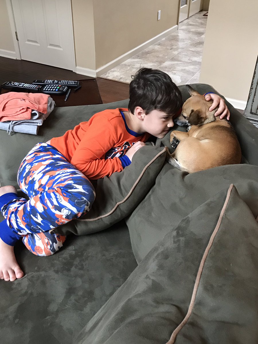 Treasure the #simplethings in life! Like the love of a #dog! Doggie model and muse Fonzarelli gets his snuggle on!