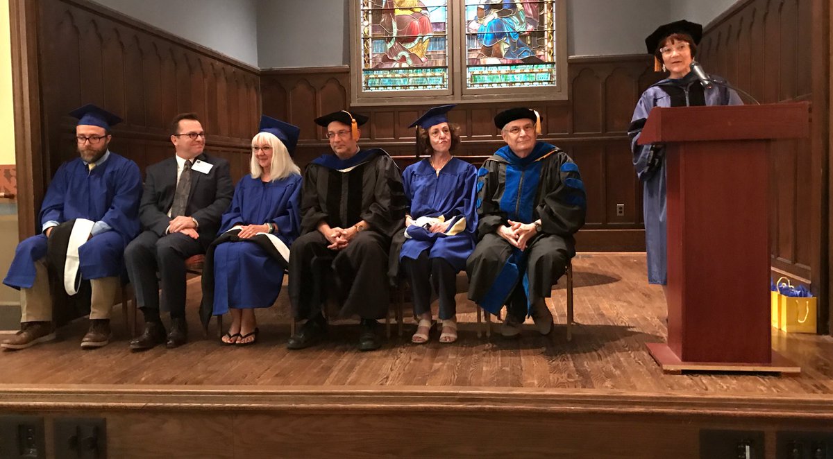 ghw55's tweet photo. Final convocation of #UDGrad2017! Dr. Tara Kee, director of #UDel MALS, introducing three newest M.A. Liberal Studies grads of @UDCAS_ https://t.co/hhZpQqLPQt