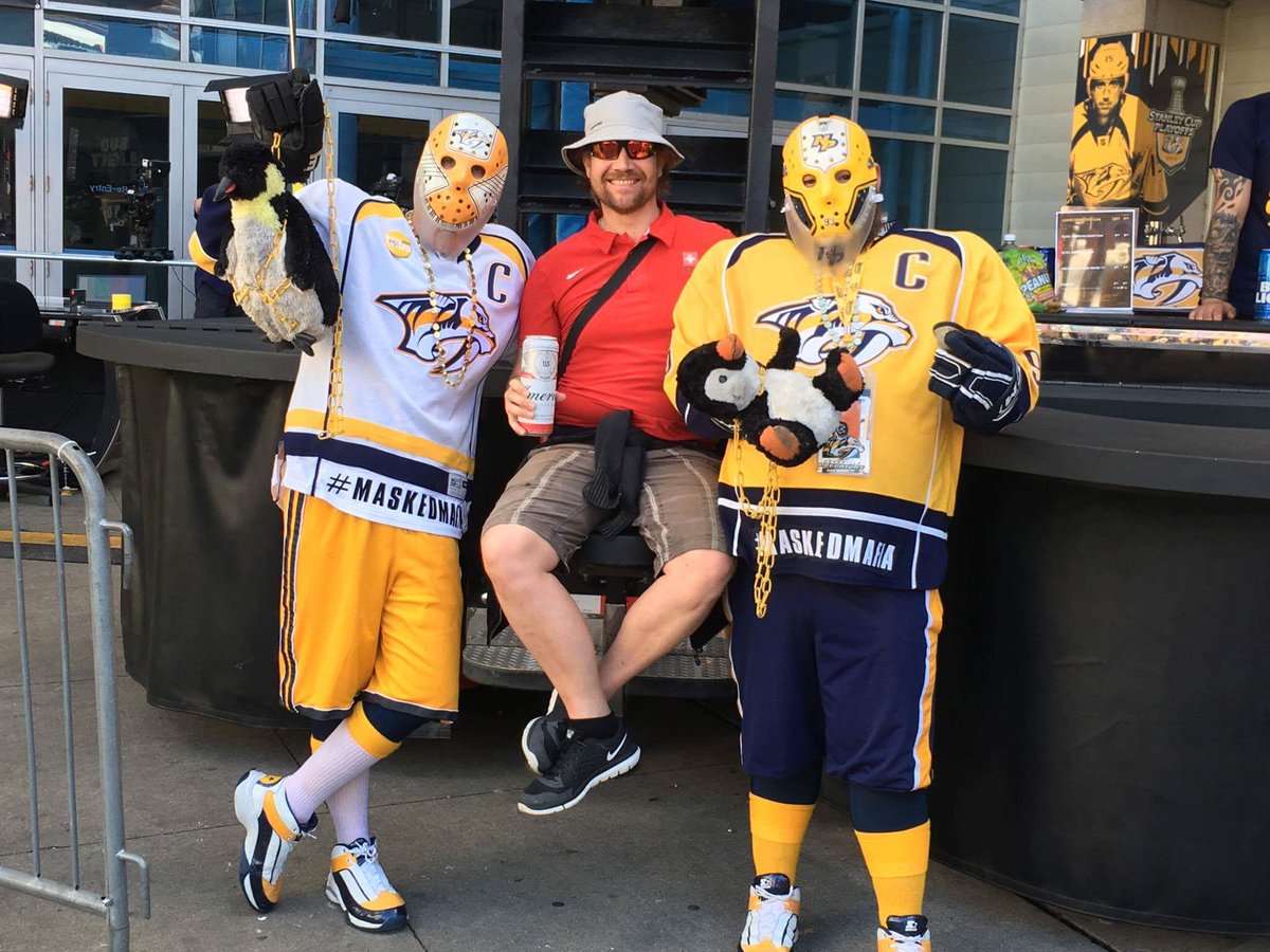 rilblue's tweet photo. Waiting for the game #PENSvsPREDS in #nashville with #maskedmafia
#gillesdesuissephoto https://t.co/lC0RYbRhWE