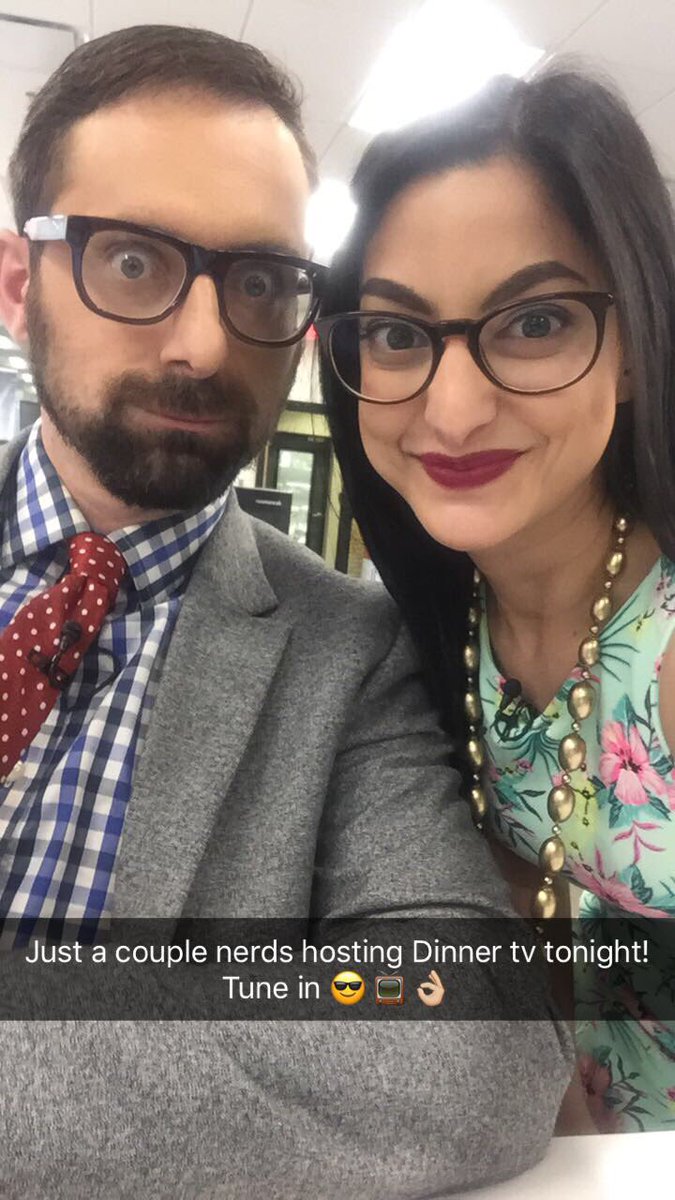 ZiyahKarmali's tweet photo. They call us the Nerd Squad @Dinner_TV 🤓📺@cspotweet #SpecsOn 👌🏼 https://t.co/sTevbt8nLy