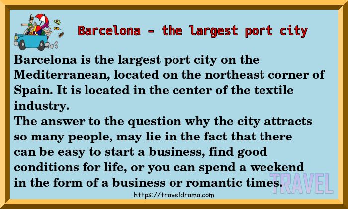 traveldrama's tweet photo. #Barcelona is the largest port city on the #Mediterranean, located on the northeast corner of #Spain. https://t.co/qRI6UeOagG