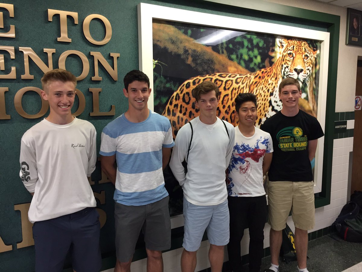 <a href="/ShwaubyTennis/">Ashwaubenon Tennis</a> state qualifiers. Good luck, have fun #jaguarproud <a href="/ahsstud/">AHS Student Section</a>