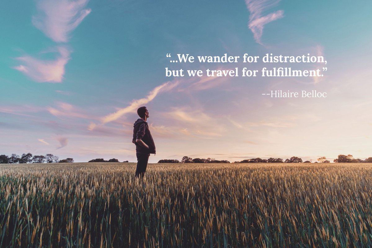 overnightapp's tweet photo. Although we like to believe you can find fulfillment in wandering too 👣 🌾 #WednesdayWisdom #ExploreMore2017 https://t.co/AjRvUuHmz7
