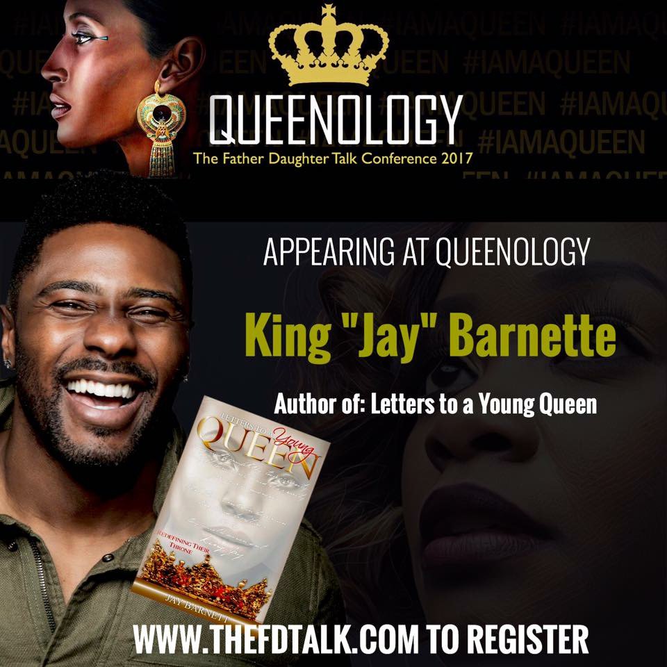 The_FDTalk's tweet photo. It's Happening at QUEENOLOGY! 
Appearing: @kingjaybarnett 
The Father Daughter Talk Conference
June 14-17 Houston 
https://t.co/bj9c8vl5yh https://t.co/ePLBX8Kdlq