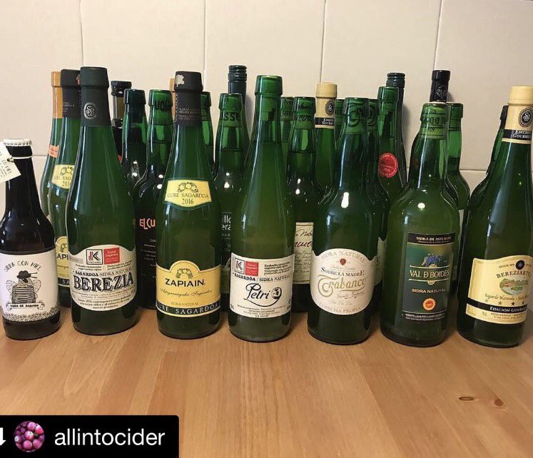 Darlene &amp; Scott are bringing sidras &amp; authentic sidra glasses from Spain for our txotx on June 24! Few tix left: tiltedshed.com/events