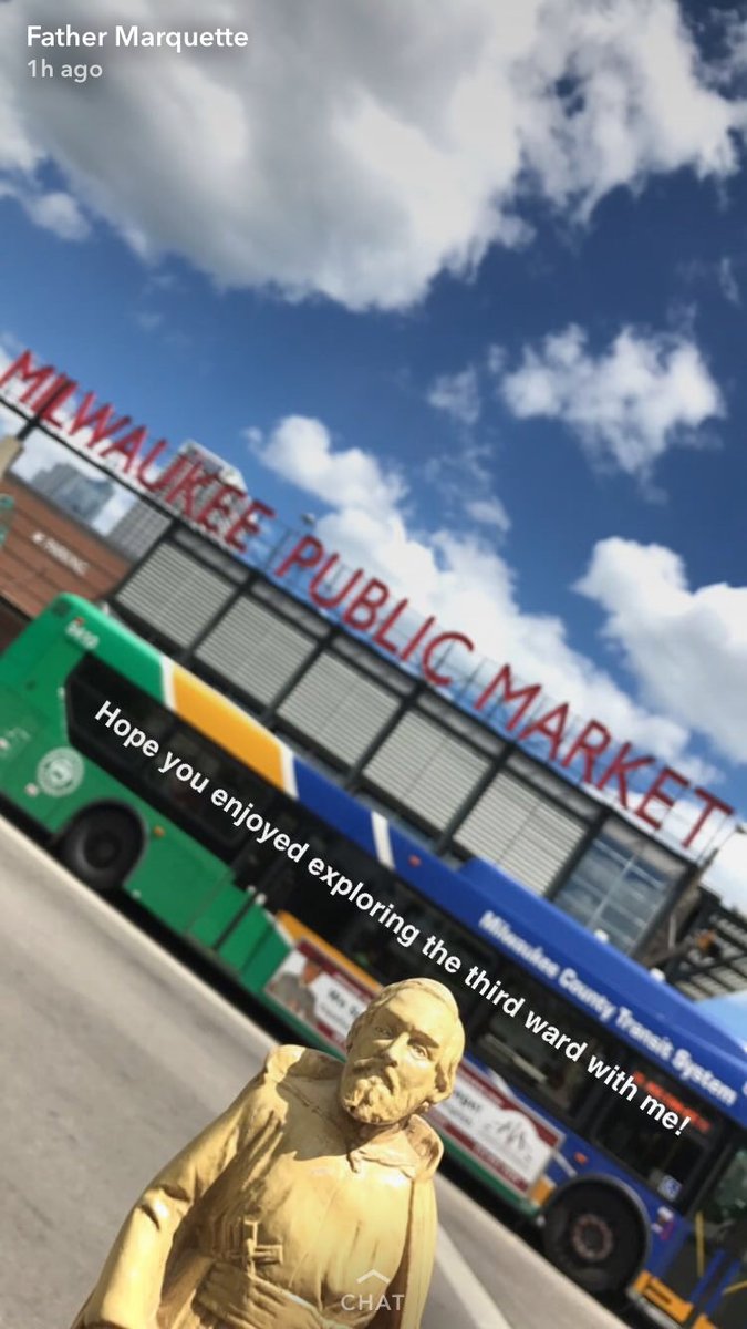 FatherMarquette's tweet photo. A busy day of exploring. #MUExplore https://t.co/9yBjvXKfxx