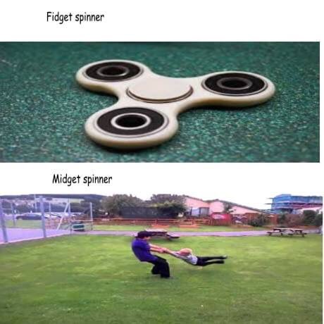 midget fidget spinner