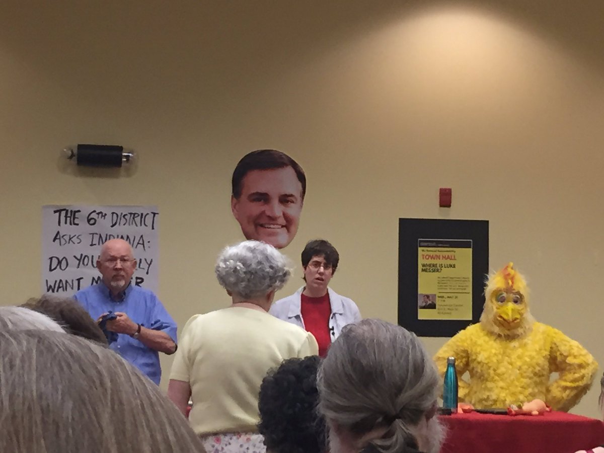 PsychProfBeth's tweet photo. It is unfortunate that even though there have been 3 opportunities for town halls in 2017, @RepLukeMesser has not held one. Where is he? https://t.co/Je7xkA1sZ3