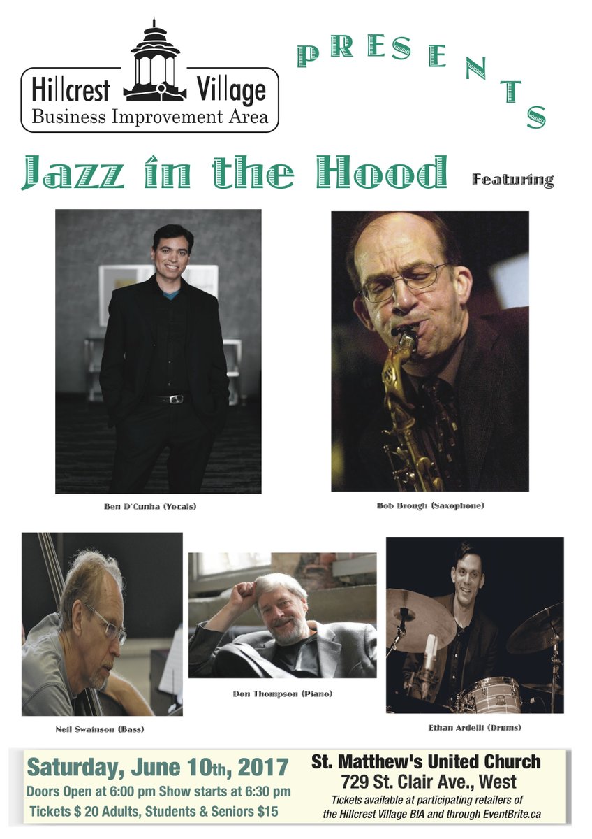 Hey #StClairWest just a reminder we have an amazing concert coming up on June 10 at #StMathewsUnited - tickets --> ow.ly/lnJS30ccXEu