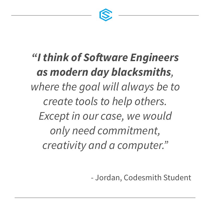 codesmith_'s tweet image. Build with Code! #midweekmotivation #buildwithcode