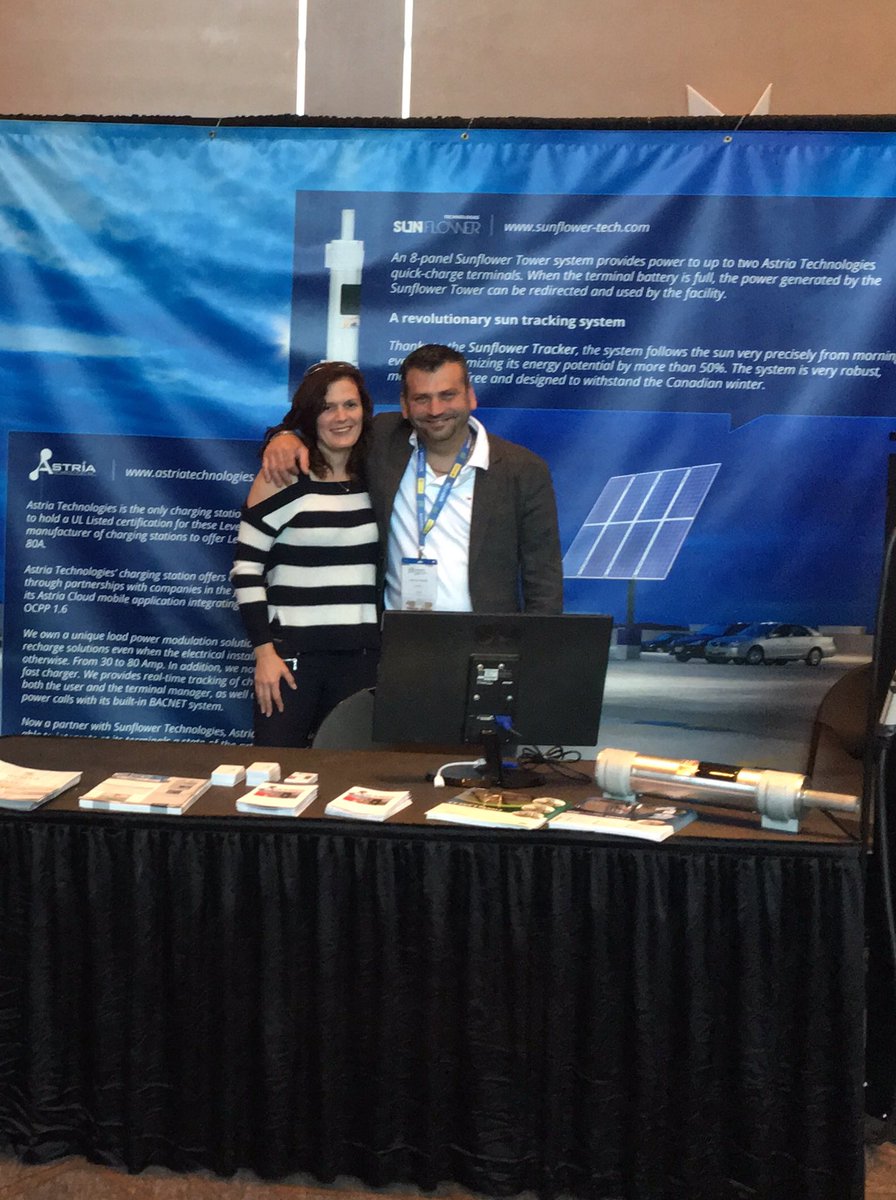 Astriatech's tweet image. Astria Technologies a dévoilé sa borne rapide Tritium au EVVE2017 à Toronto ce matin